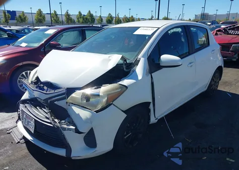 2015 Toyota Yaris L z USA, uszkodzony, nr VIN VNKKTUD31FA042277